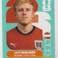 Panini Fussball WM 2026 Xaver Schlager AUT Bild Nr 10