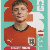 Panini Fussball WM 2026 Alexander Prass AUT Bild Nr 9