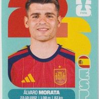 Panini Fussball WM 2026 Álvaro Morata ESP Bild Nr 19