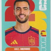 Panini Fussball WM 2026 Mikel Merino ESP Bild Nr 14