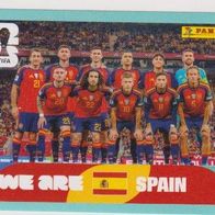 Panini Fussball WM 2026 Mannschaftsbild ESP Bild Nr 13