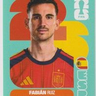 Panini Fussball WM 2026 Fabián Ruiz ESP Bild Nr 12