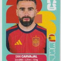 Panini Fussball WM 2026 Dani Carvajal ESP Bild Nr 7