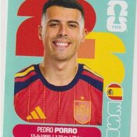 Panini Fussball WM 2026 Pedro Porro ESP Bild Nr 6