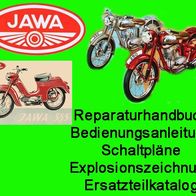 Java Motorrad - Moped Reparaturhandbuch, Bedienungsanleitung, uvm