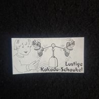 Ü - Ei Beipackzettel Lustige Kakadu - Schaukel 652 482 / 1985 - 87