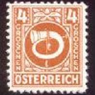 Österreich Mi. Nr. 723 Posthorn-Zeichnung * * <