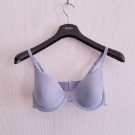 Damen BH 75B Hellblau Bügel Polster Cup Dessous Lingerie Basic | ZZZ-1892