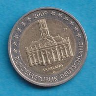 Deutschland 2 Euro 2009 D Saarland