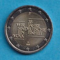 Deutschland 2 Euro 2025 F Wir sind das Volk - Einheit