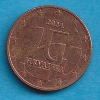 Kroatien 5 Cent 2024