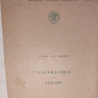 Archiv für Forstwesen 9. Band 1960 Heft 5