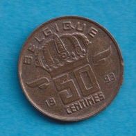 Belgien 50 Centimes 1993 Belgique