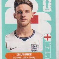 Panini Fussball WM 2026 Declan Rice ENG Bild Nr 10