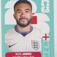 Panini Fussball WM 2026 Reece James ENG Bild Nr 7