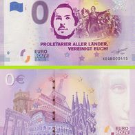 0 Euro Schein Friedrich Engels 200. Geburtstag - Wuppertal XEQB 2020-1 selten Nr 451