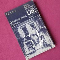 Ed Lacy - Geheimauftrag Harlem - DIE Reihe Delikte Indizien Indizien Krimi DDR