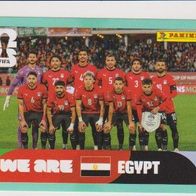 Panini Fussball WM 2026 Mannschaftsbild EGY Bild Nr 13