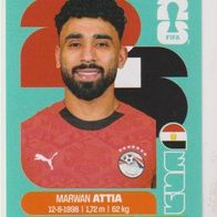 Panini Fussball WM 2026 Marwan Attia EGY Bild Nr 10