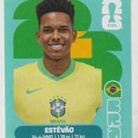 Panini Fussball WM 2026 Estêvão BRA Bild Nr 20