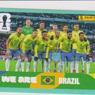 Panini Fussball WM 2026 Mannschaftsbild BRA Bild Nr 13