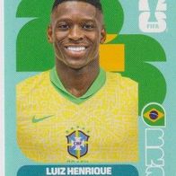 Panini Fussball WM 2026 Luiz Henrique BRA Bild Nr 12