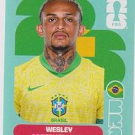 Panini Fussball WM 2026 Wesley BRA Bild Nr 8