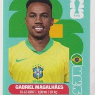 Panini Fussball WM 2026 Gabriel Magalhães BRA Bild Nr 6