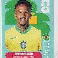 Panini Fussball WM 2026 Éder Militão BRA Bild Nr 5
