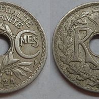 Frankreich 10 Centime 1924 (Cornucopia) ## S3