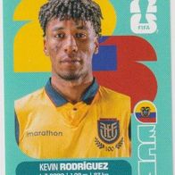 Panini Fussball WM 2026 Kevin Rodríguez ECU Bild Nr 19