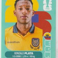 Panini Fussball WM 2026 Gonzalo Plata ECU Bild Nr 16