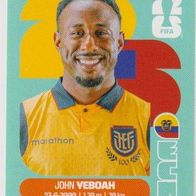 Panini Fussball WM 2026 John Yeboah ECU Bild Nr 14