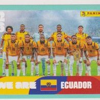 Panini Fussball WM 2026 Mannschaftsbild ECU Bild Nr 13