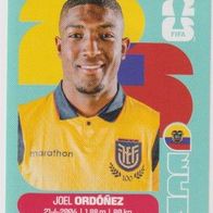 Panini Fussball WM 2026 Joel Ordóñez ECU Bild Nr 8