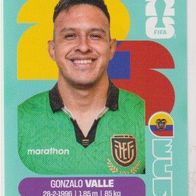 Panini Fussball WM 2026 Gonzalo Valle ECU Bild Nr 3