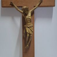 Kruzifix INRI Holzkreuz mit Jesus Figur