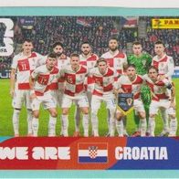 Panini Fussball WM 2026 Mannschaftsbild CRO Bild Nr 13