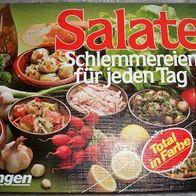 SALATE & Beilagen & Vorspeisen & Salatsoßen & KALTES Büfett u.v.m. - Hardcover BUCH !