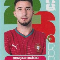 Panini Fussball WM 2026 Gonçalo Inácio POR Bild Nr 8