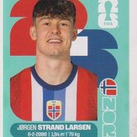 Panini Fussball WM 2026 Jørgen Strand Larsen NOR Bild Nr 18