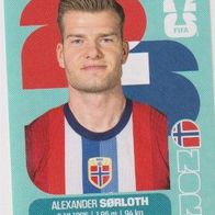 Panini Fussball WM 2026 Alexander Sørloth NOR Bild Nr 16