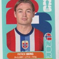 Panini Fussball WM 2026 Patrick Berg NOR Bild Nr 14