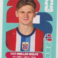 Panini Fussball WM 2026 David Møller Wolfe NOR Bild Nr 7