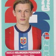 Panini Fussball WM 2026 Marcus Holmgren Pedersen NOR Bild Nr 6