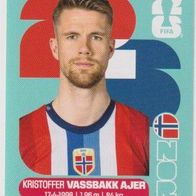 Panini Fussball WM 2026 Kristoffer Vassbakk Ajer NOR Bild Nr 5