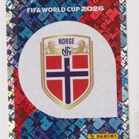 Panini Fussball WM 2026 Wappen NOR Bild Nr 1