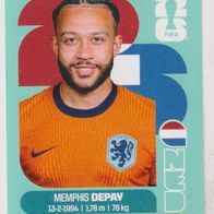 Panini Fussball WM 2026 Memphis Depay NED Bild Nr 17
