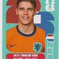 Panini Fussball WM 2026 Micky van de Ven NED Bild Nr 4