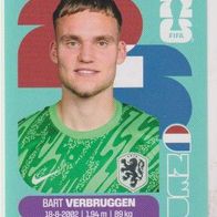 Panini Fussball WM 2026 Bart Verbruggen NED Bild Nr 2